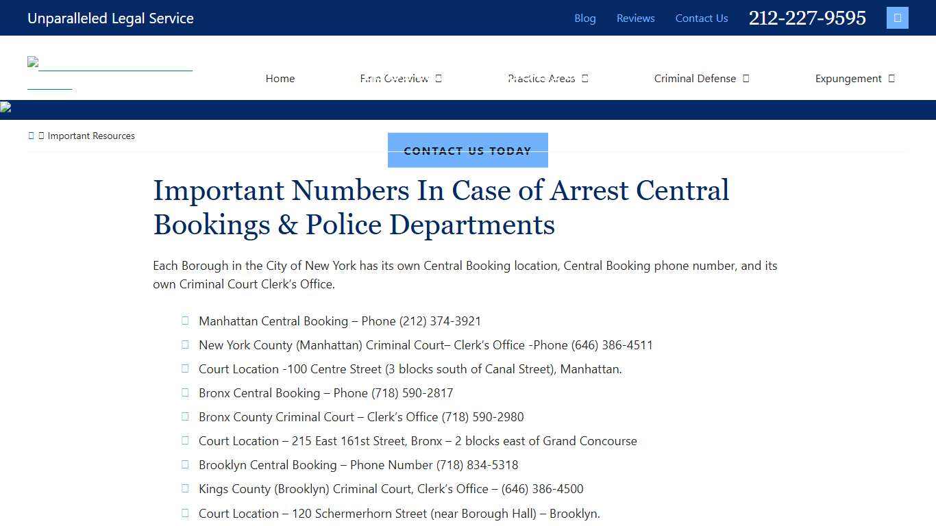 Important Resources - Law Offices of Iannuzzi and Iannuzzi